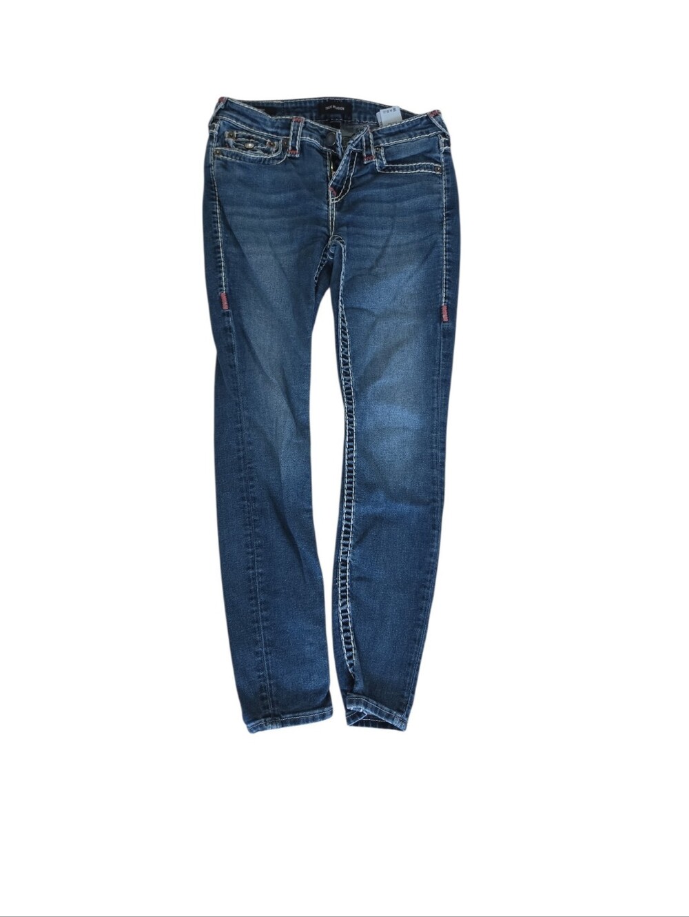 True Religion Women’s Slim Straight Blue Jeans Size 27